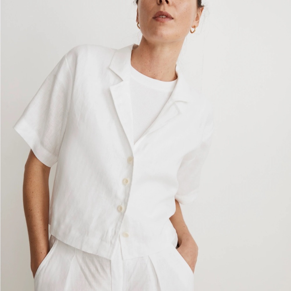 Madewell Linen Button-Up Shirt